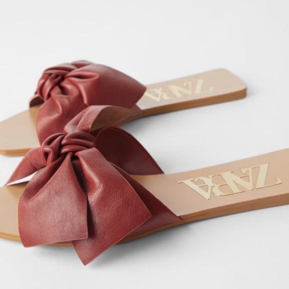 Sold ❌ ZARA BOW FLATS - Picture 4 of 17